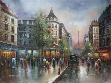 st064B impresionismo escenas de París Pinturas al óleo